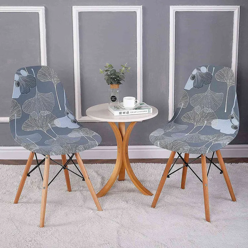 Housse de Chaise Scandinave à Motifs Floral - Design Élégant