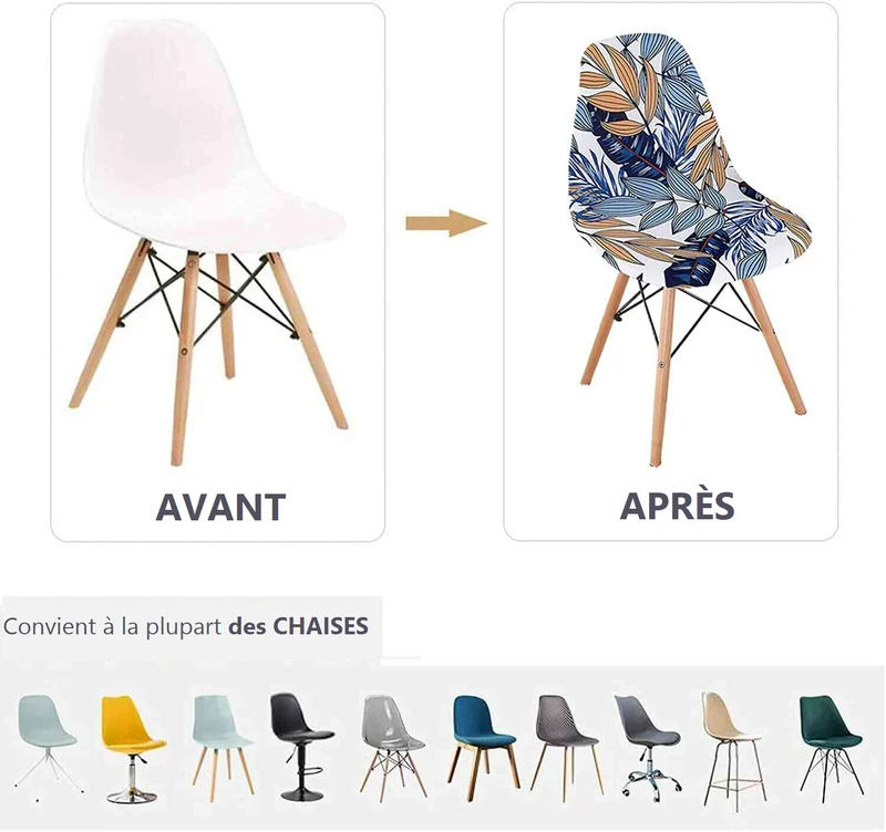 Housse de Chaise Scandinave - Pamploun