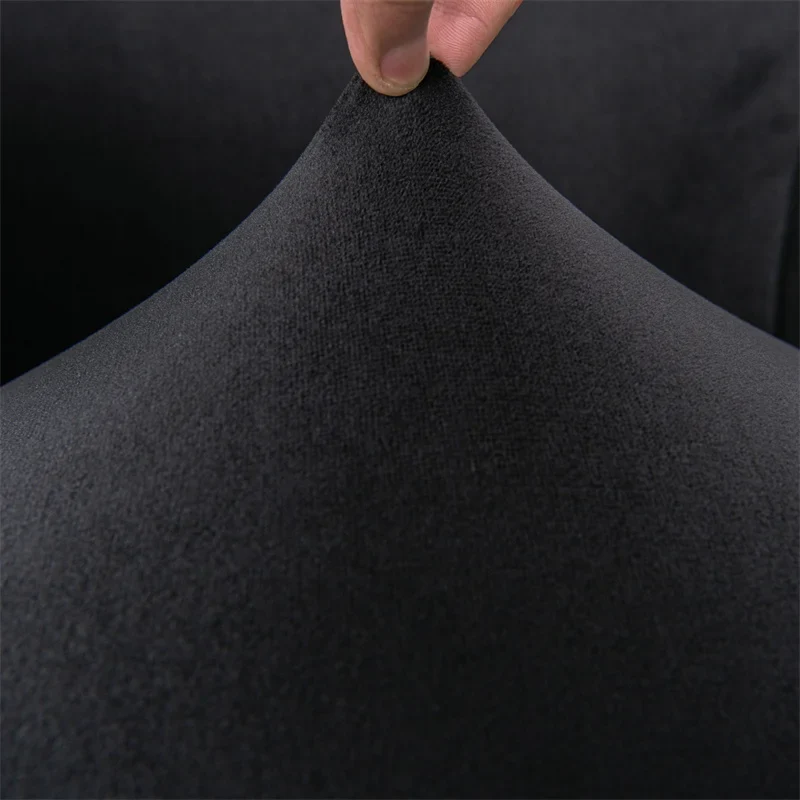 Housse extensible pour fauteuil à oreilles IKEA OSKARSHAMN velours 11 couleurs unie