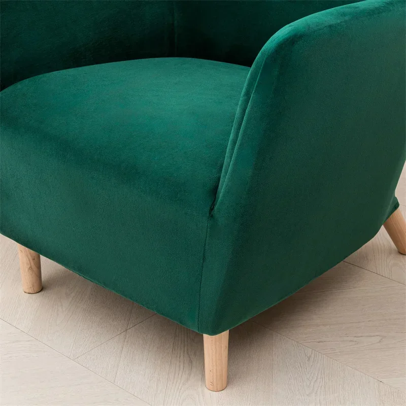 Housse extensible pour fauteuil à oreilles IKEA OSKARSHAMN velours 11 couleurs unie