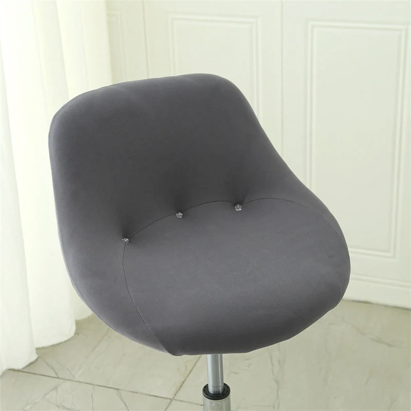 Housse extensible pour tabouret de bar coque avec épingles de maintien