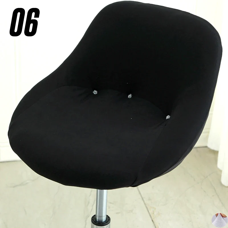 Housse extensible pour tabouret de bar coque avec épingles de maintien