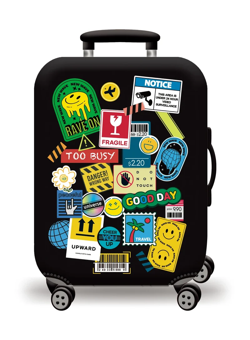 Housse de protection pour valise à roulette cabine ou XL - 20 motifs été