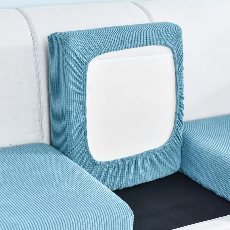 Housse Bleu pour Coussin d'Assise de Canapé