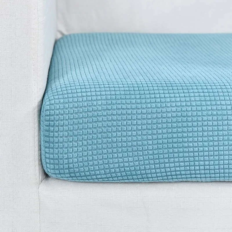 Housse Bleu pour Coussin d'Assise de Canapé