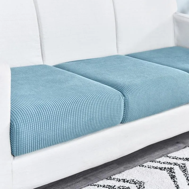 Housse Bleu pour Coussin d'Assise de Canapé