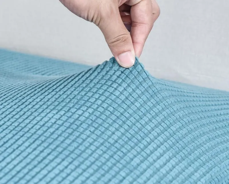 Housse Bleu pour Coussin d'Assise de Canapé