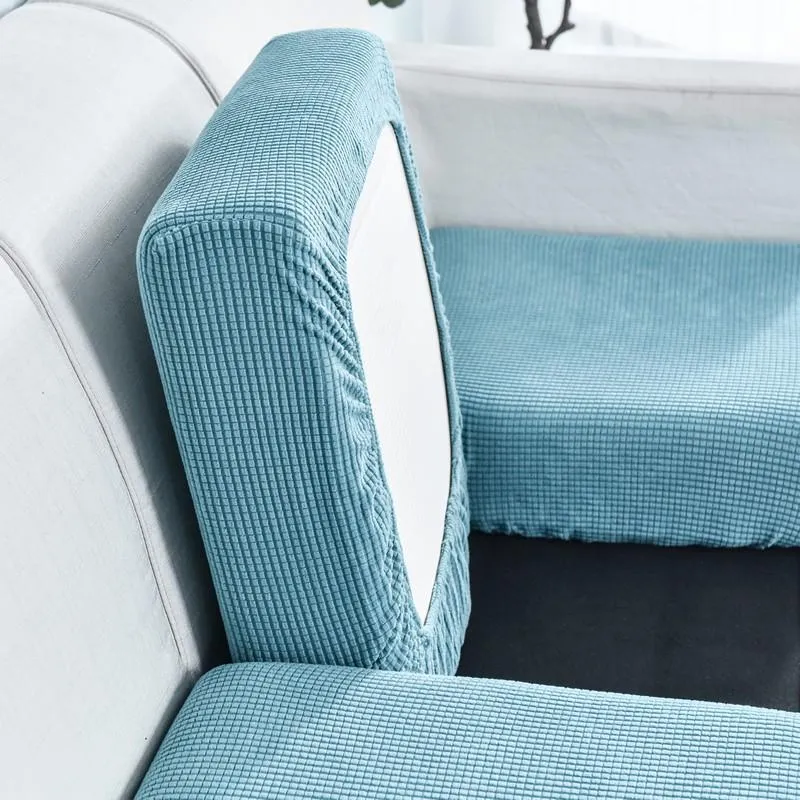 Housse Bleu pour Coussin d'Assise de Canapé