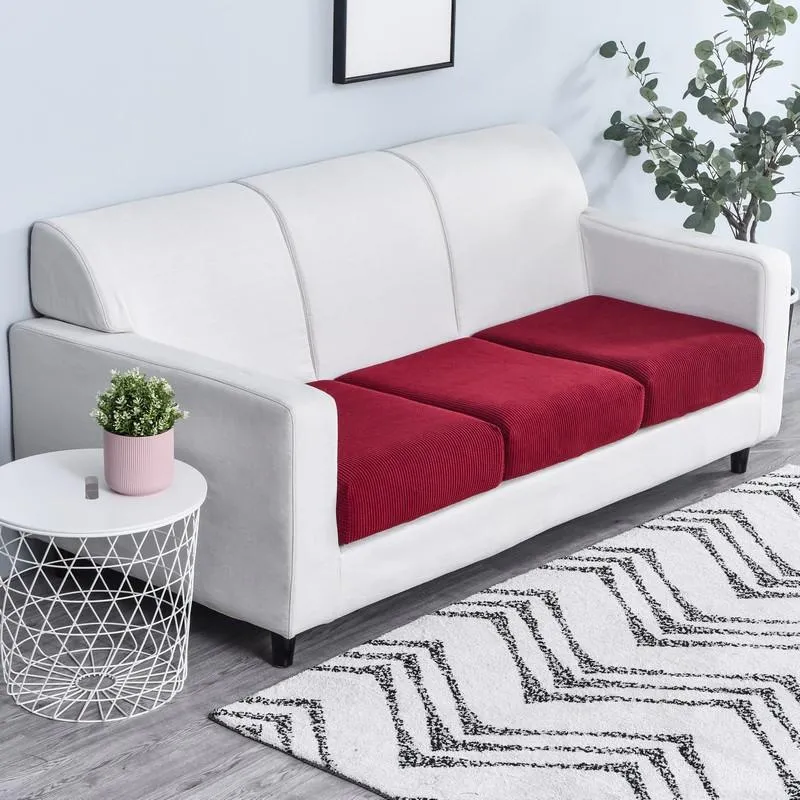 Housse Bourgogne pour Coussin d'Assise de Canapé