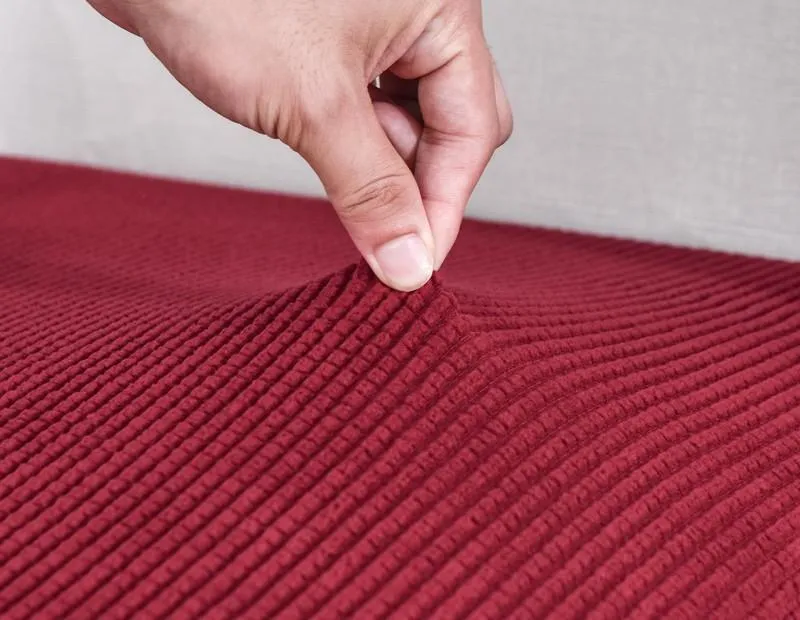 Housse Bourgogne pour Coussin d'Assise de Canapé
