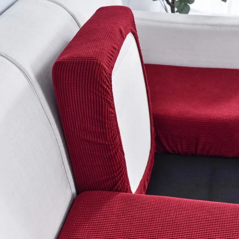 Housse Bourgogne pour Coussin d'Assise de Canapé