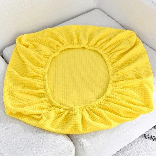 Housse Jaune pour Coussin d'Assise de Canapé