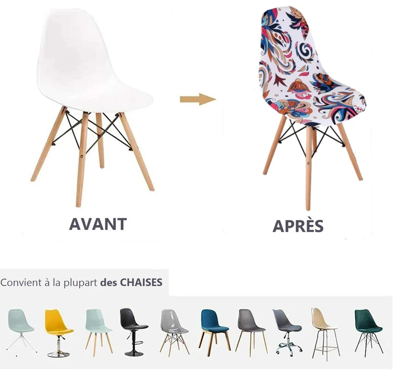 Housse de Chaise Scandinave - Tato