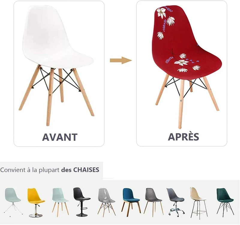Housse de Chaise Scandinave - Shilpey