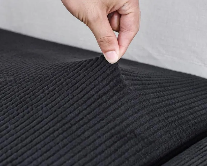 Housse Noir pour Coussin d'Assise de Canapé