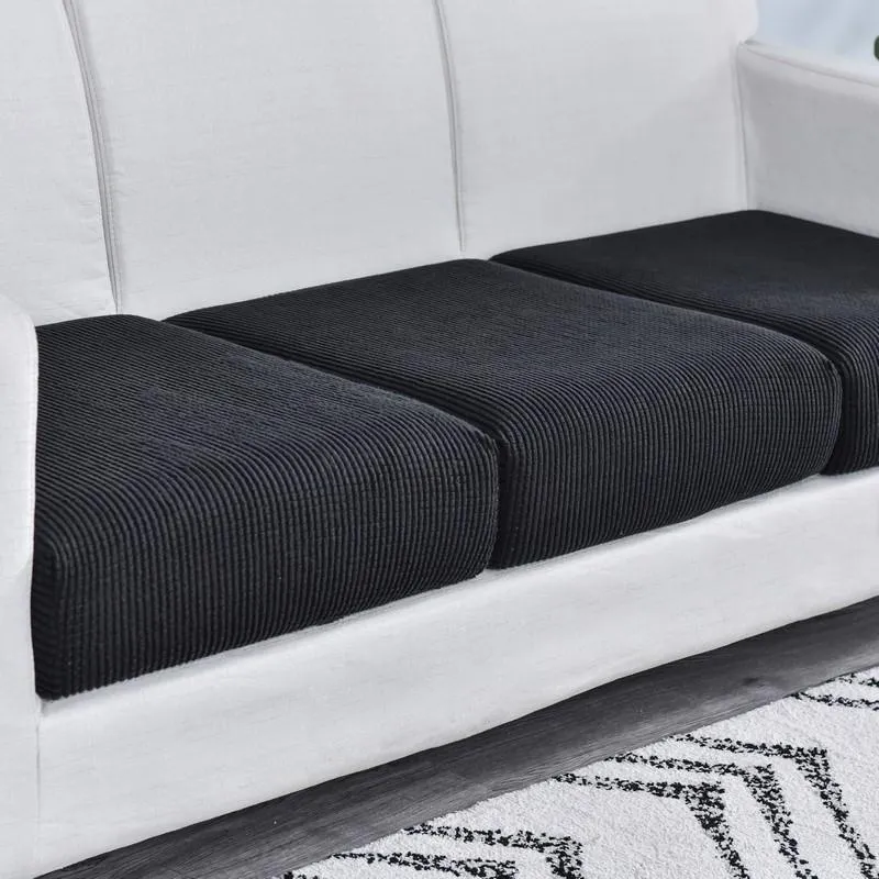 Housse Noir pour Coussin d'Assise de Canapé