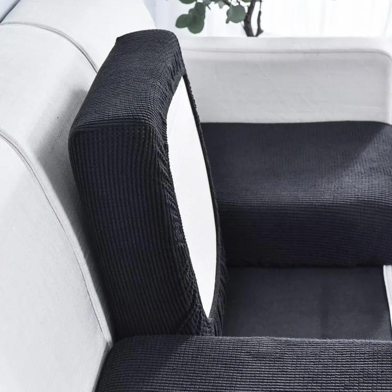 Housse Noir pour Coussin d'Assise de Canapé