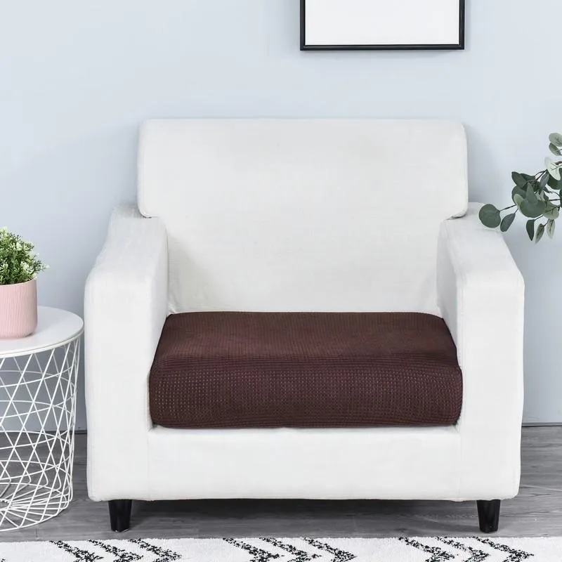 Housse Marron pour Coussin d'Assise de Canapé