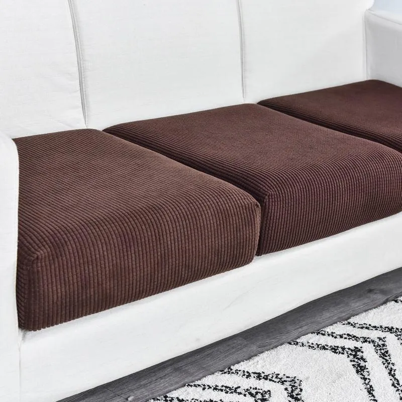 Housse Marron pour Coussin d'Assise de Canapé