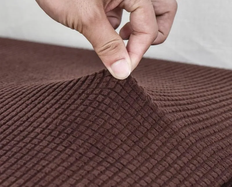 Housse Marron pour Coussin d'Assise de Canapé