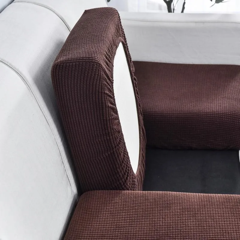 Housse Marron pour Coussin d'Assise de Canapé