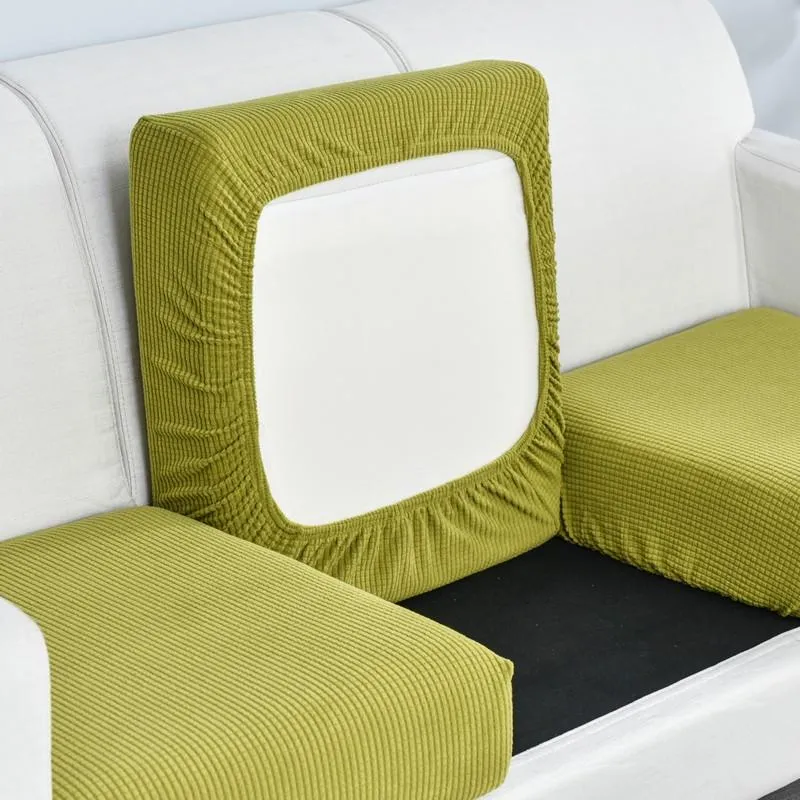 Housse Vert pour Coussin d'Assise de Canapé