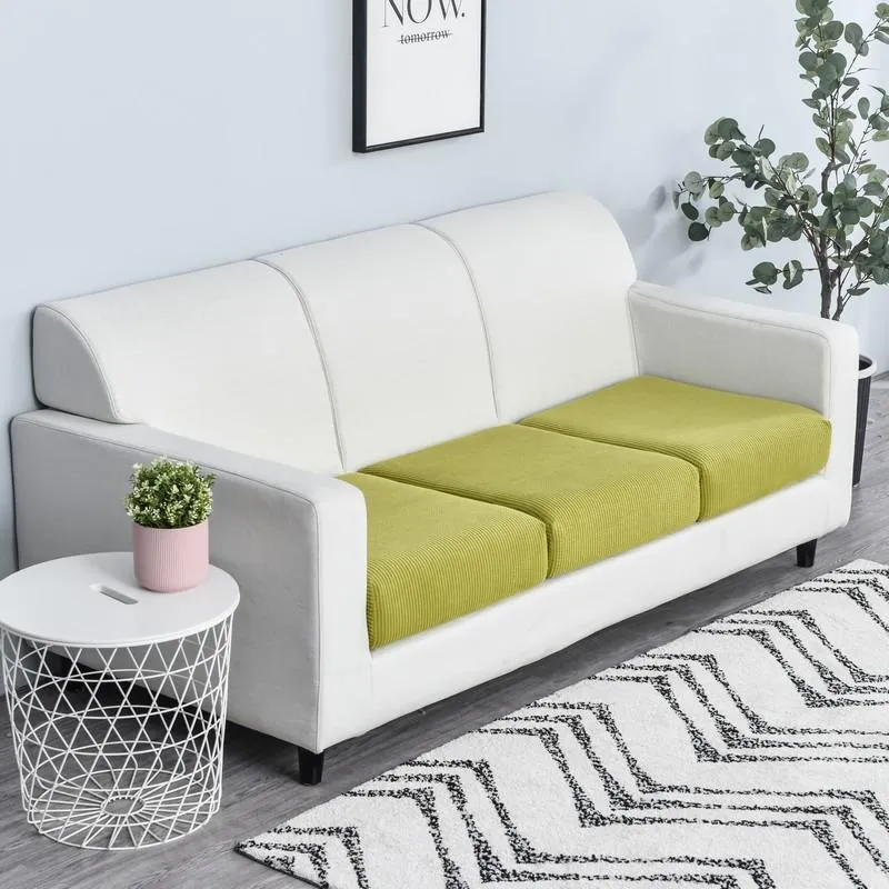 Housse Vert pour Coussin d'Assise de Canapé