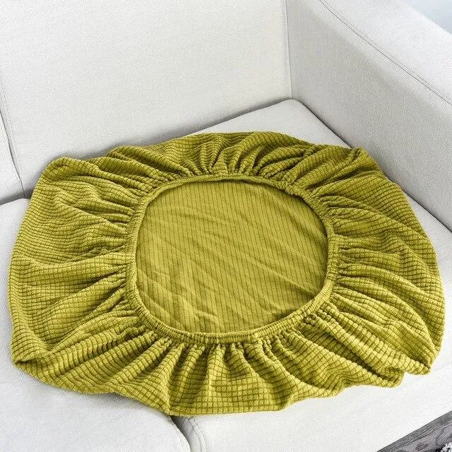Housse Vert pour Coussin d'Assise de Canapé