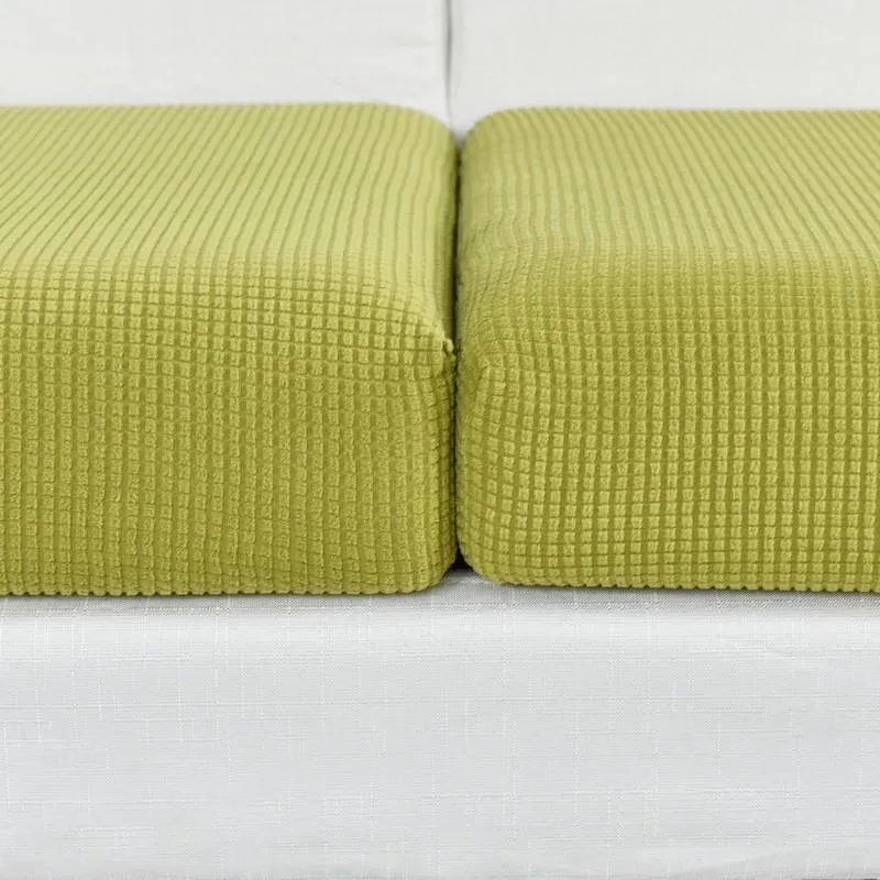 Housse Vert pour Coussin d'Assise de Canapé