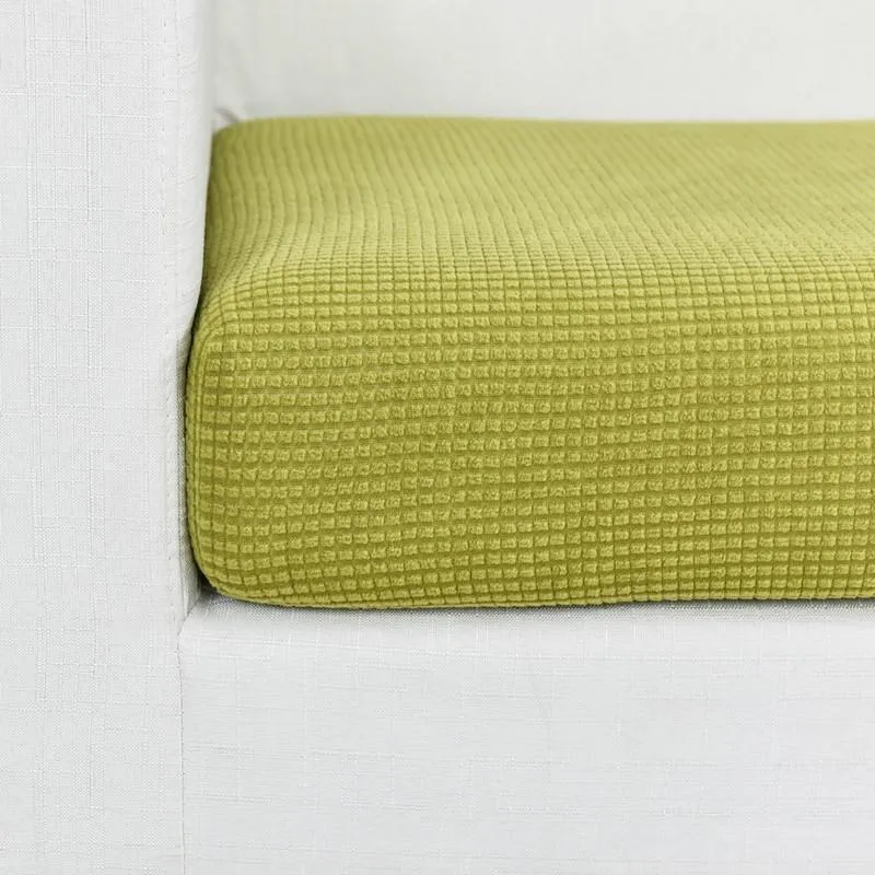 Housse Vert pour Coussin d'Assise de Canapé