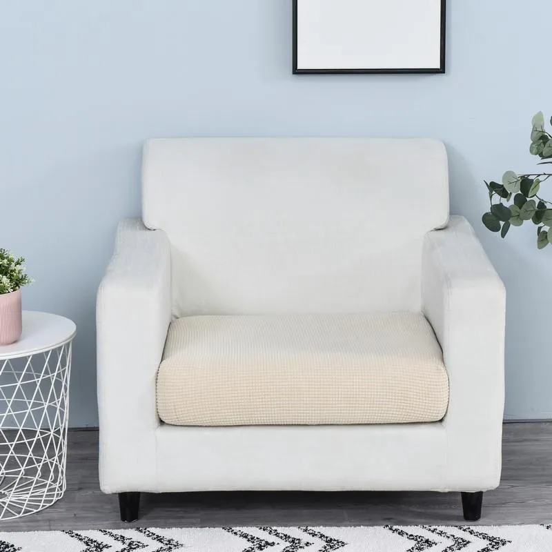 Housse Beige pour Coussin d'Assise de Canapé