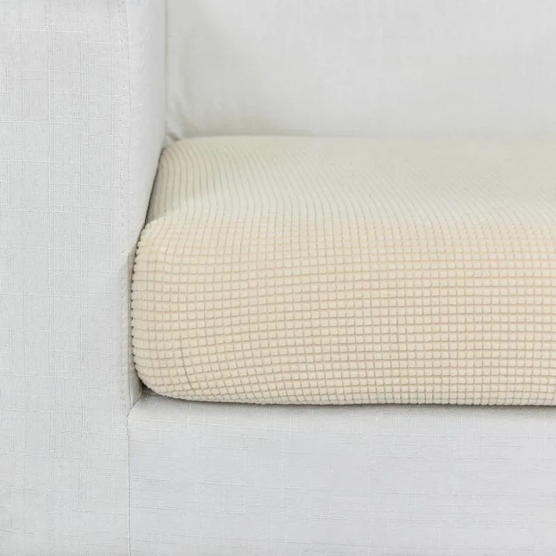 Housse Beige pour Coussin d'Assise de Canapé
