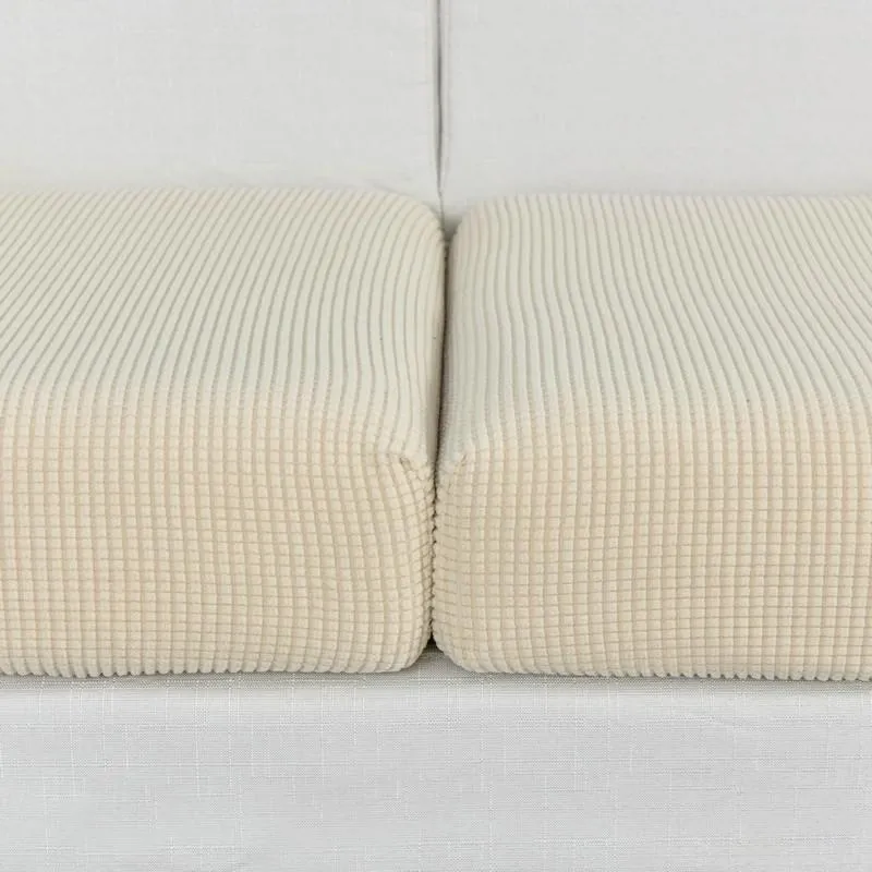 Housse Beige pour Coussin d'Assise de Canapé