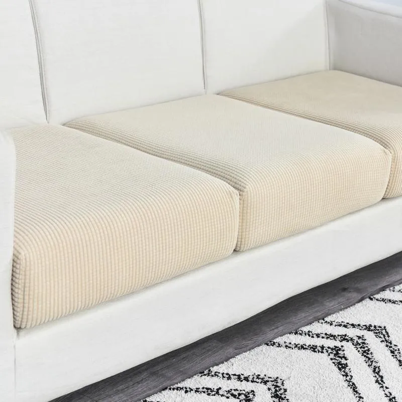 Housse Beige pour Coussin d'Assise de Canapé