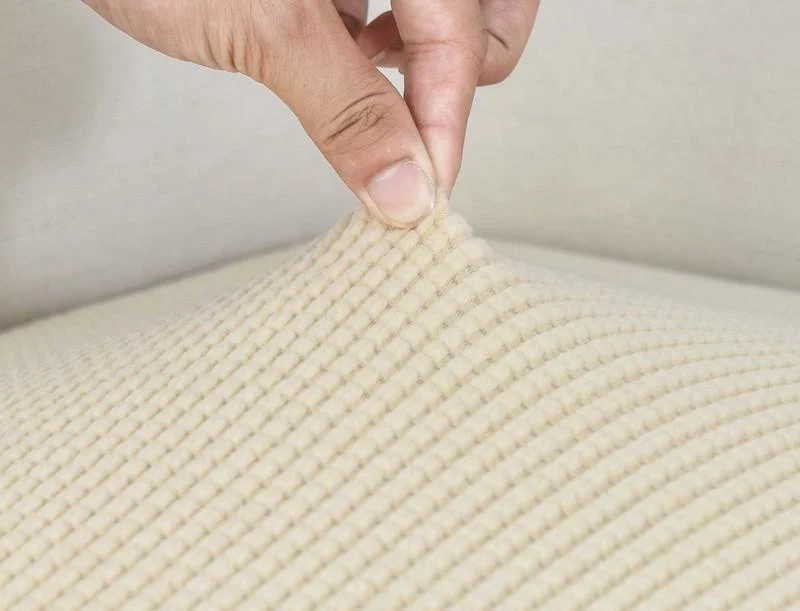 Housse Beige pour Coussin d'Assise de Canapé