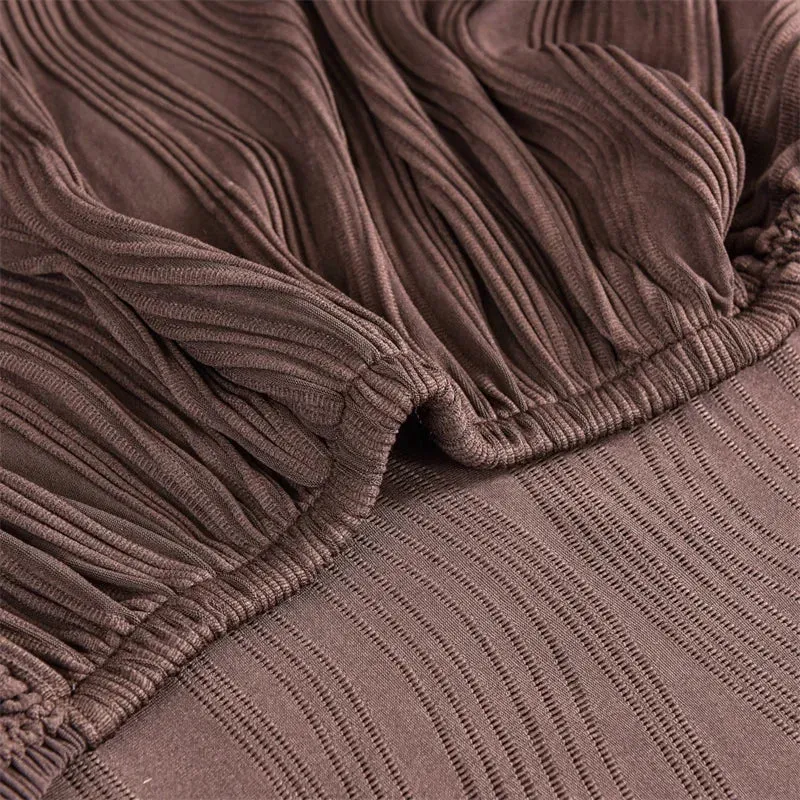 Housse pour fauteuil IKEA Strandmon texture ondulée