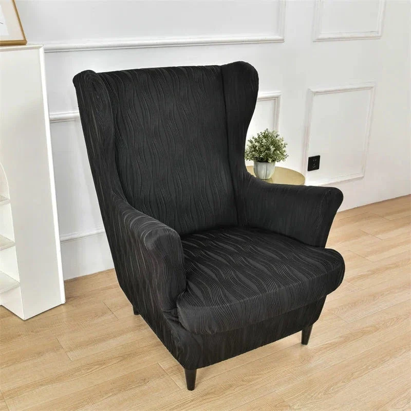 Housse pour fauteuil IKEA Strandmon texture ondulée