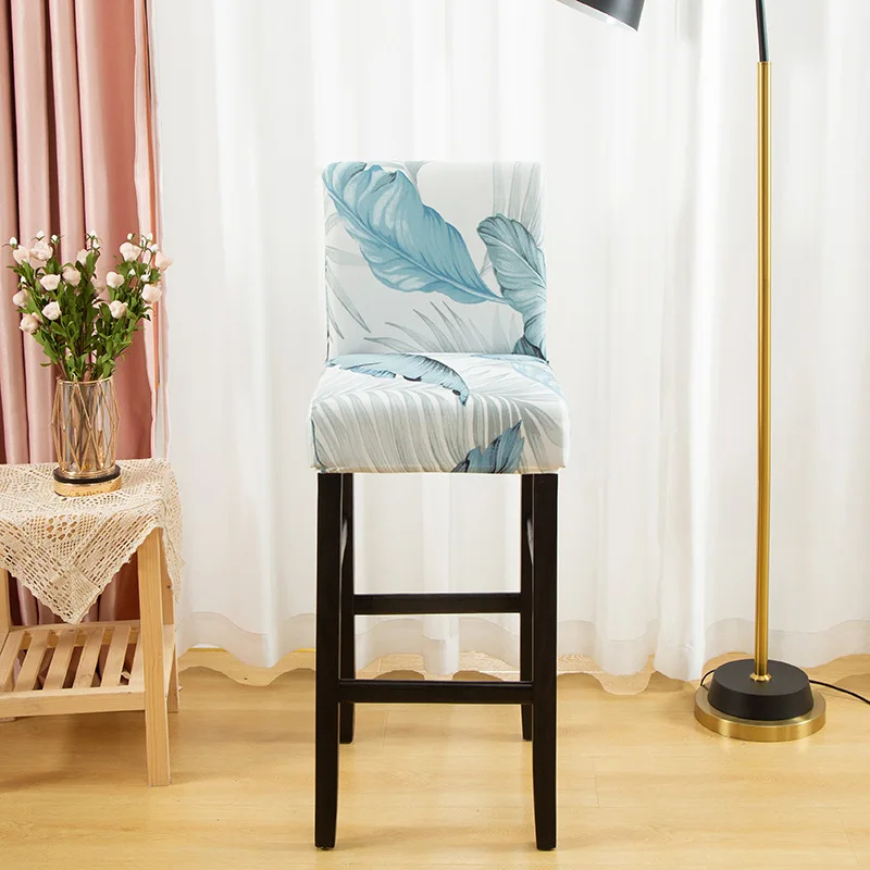 Housse pour tabouret de bar extensible en lycra - 34 Motifs