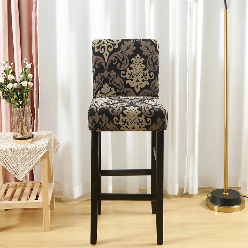 Housse pour tabouret de bar extensible en lycra - 34 Motifs