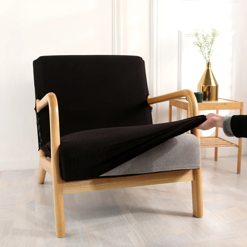 Housse de fauteuil scandinave style IKEA EKENÄSET renforcée imperméable
