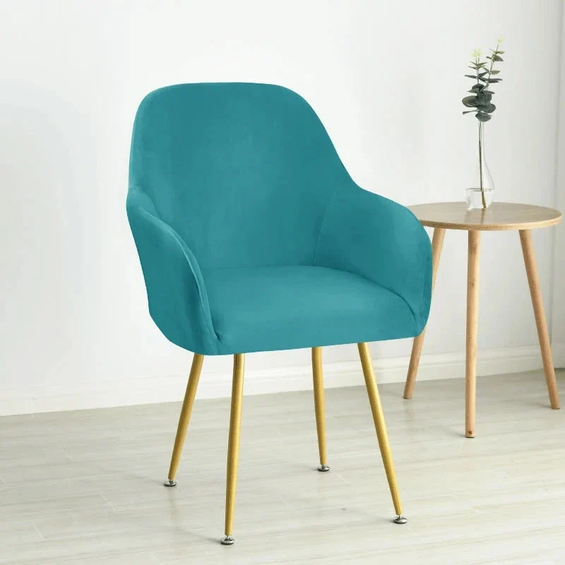 Housse pour fauteuil arnold maisons du monde grand dossier large pur velours