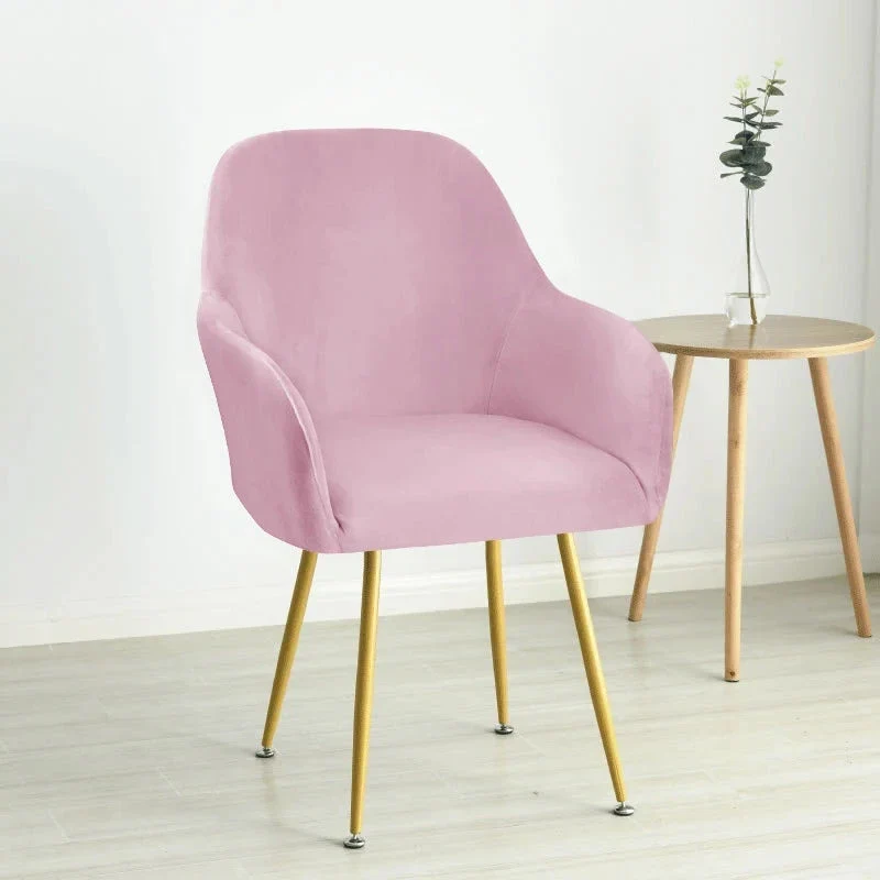 Housse pour fauteuil arnold maisons du monde grand dossier large pur velours