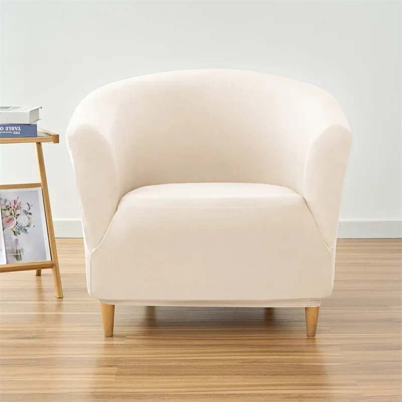 Housse pour fauteuil arrondi compatible IKEA TULLSTA extensible en lycra imperméable