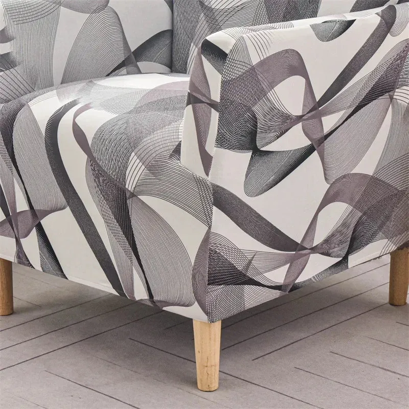 Housse pour fauteuil club extensible en lycra 11 motifs