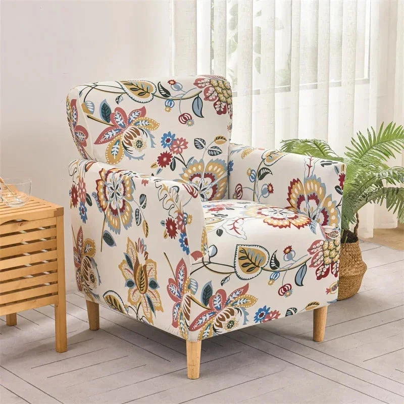 Housse pour fauteuil club extensible en lycra 11 motifs