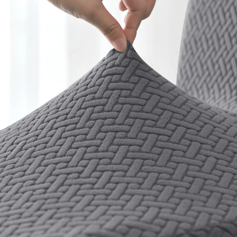 Housse pour canapé relax avec repose-pieds mécanique velours damassé