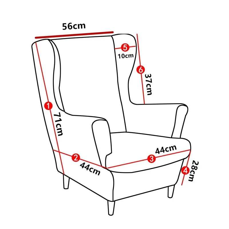 Housse pour fauteuil enfant IKEA STRANDMON jacquard renforcé