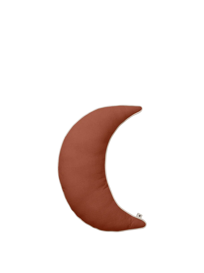 Moon Cushion - Brown Clay