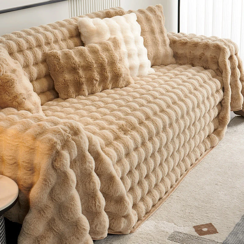 Jeté de canapé luxe grande taille "Nuage de douceur"