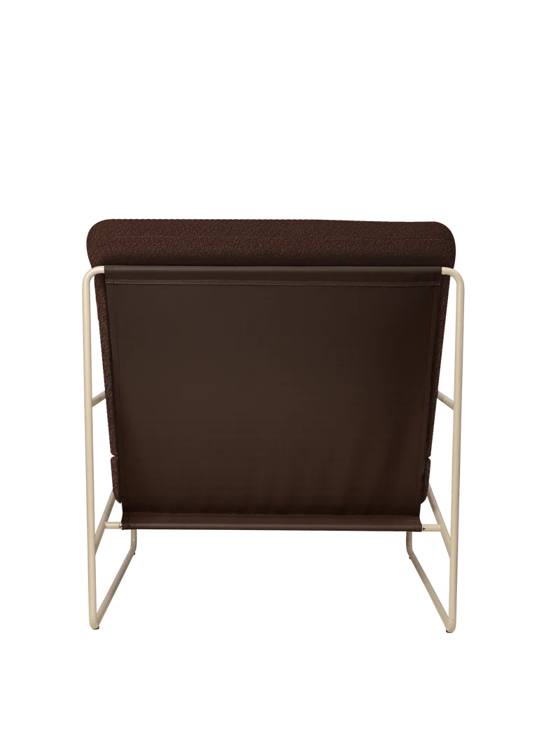 Desert 1-seater - Cashmere - Pure Bouclé - Chestnut